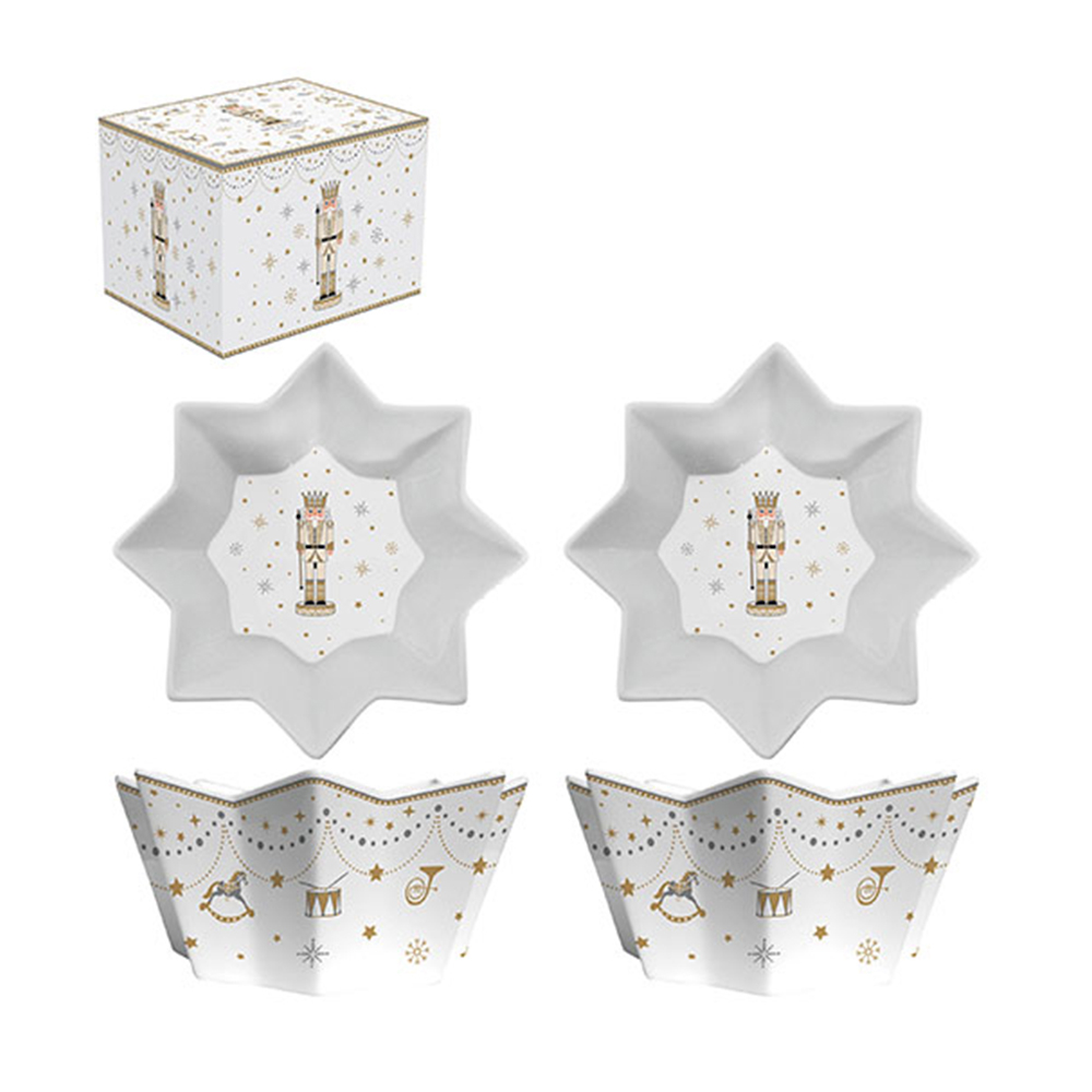 Jogo de Cumbucas Easy Life Royal Nutcrackers 14 Cm - 2 Peças