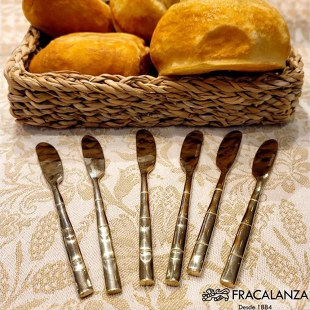 Jogo de Espátulas Fracalanza Steel Wood - 6 Peças