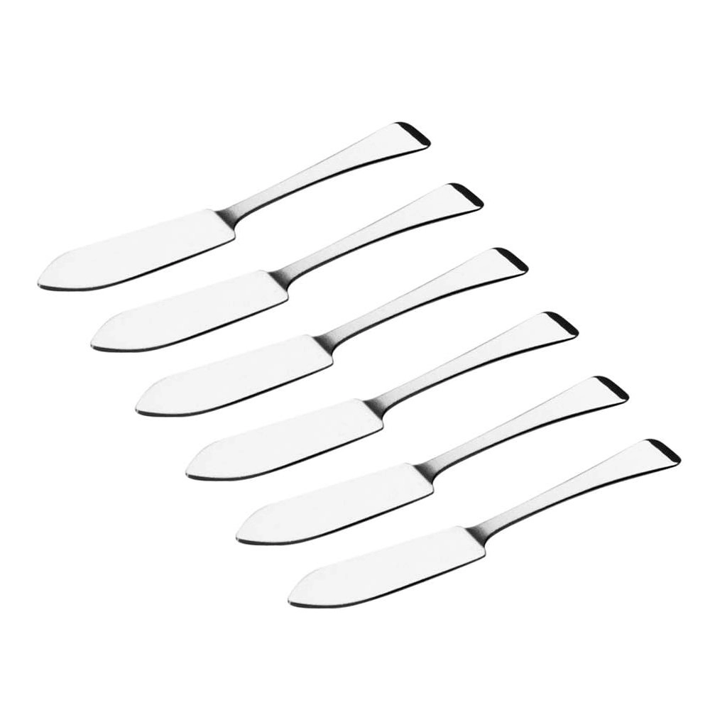 Jogo de Espatulas Riva Treno Aco Inox – 6 Pecas