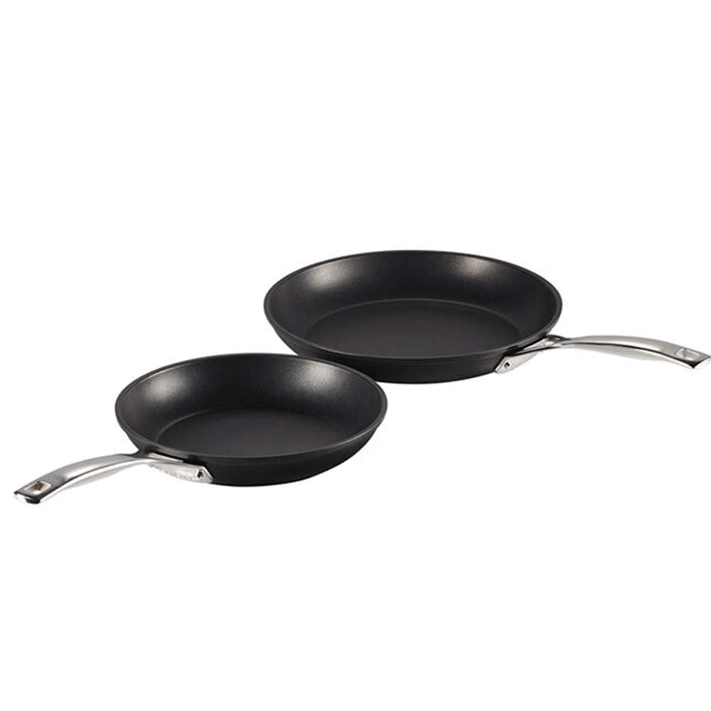 Jogo de Frigideiras Rasas Le Creuset Toughened Non-stick 24 e 28 Cm 2 Pecas
