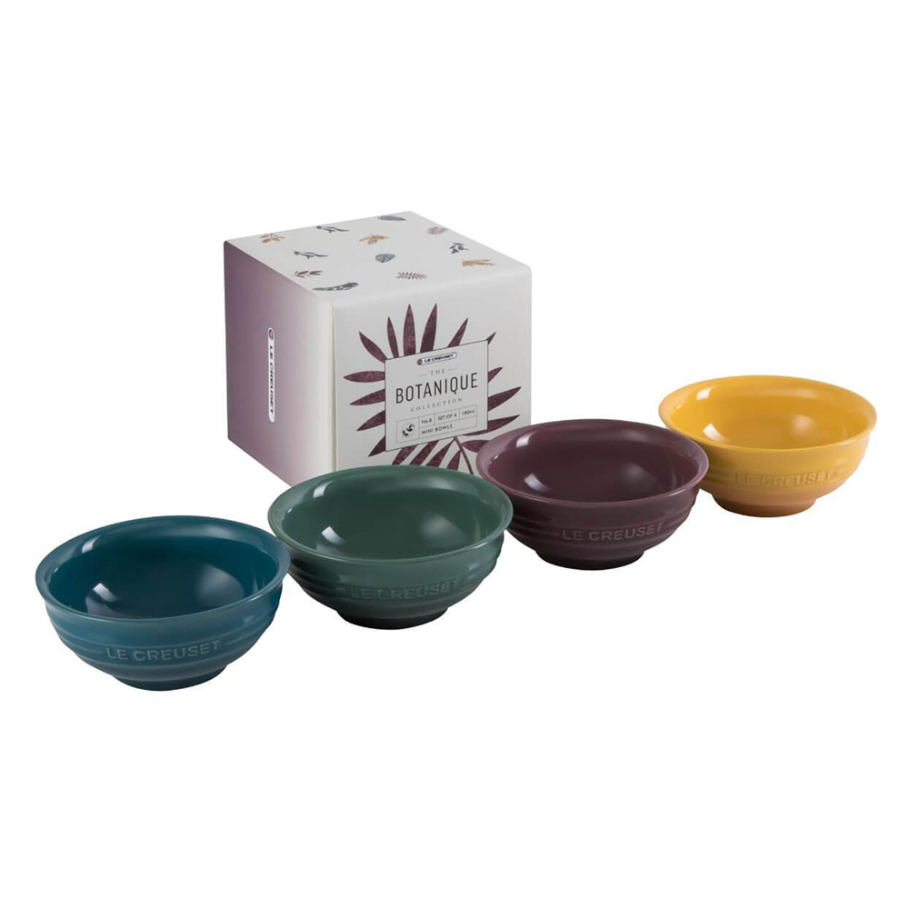 Jogo de Mini Bowls Le Creuset Botanique - 4 Peças Jogo de Mini Bowls Le Creuset Botanique - 4 Peças