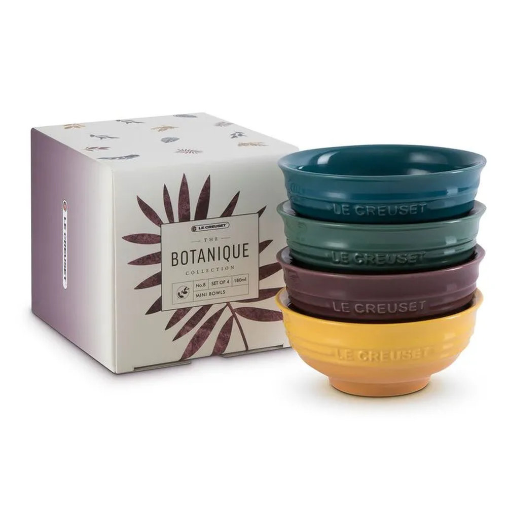 Jogo de Mini Bowls Le Creuset Botanique - 4 Peças Jogo de Mini Bowls Le Creuset Botanique - 4 Peças