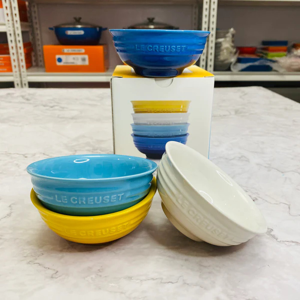 Jogo de Mini Bowls Le Creuset Riviera - 4 Peças Jogo de Mini Bowls Le Creuset Riviera - 4 Peças