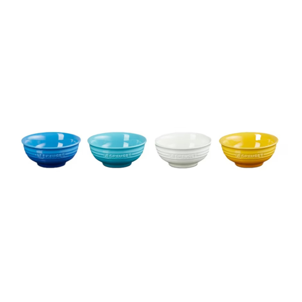 Jogo de Mini Bowls Le Creuset Riviera - 4 Peças Jogo de Mini Bowls Le Creuset Riviera - 4 Peças