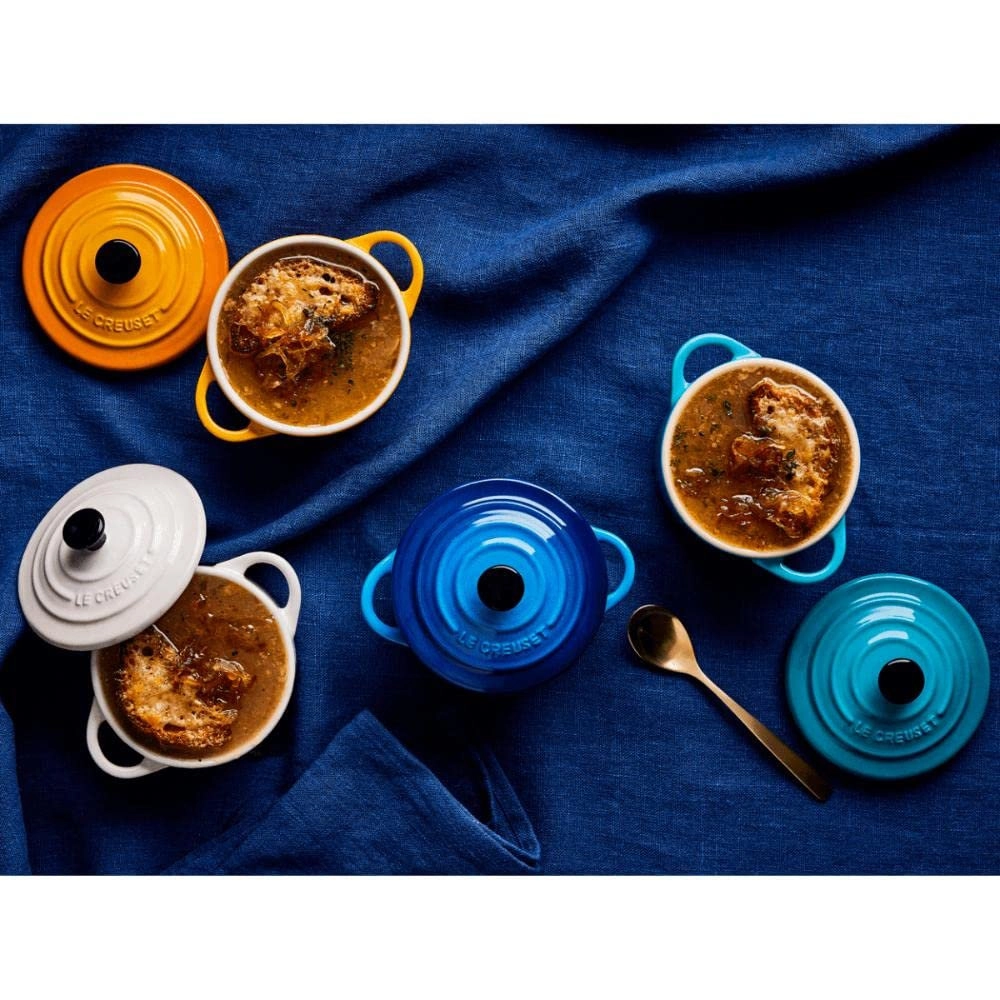 Jogo de Mini Cocottes Le Creuset Riviera 250 Ml - 4 Pecas