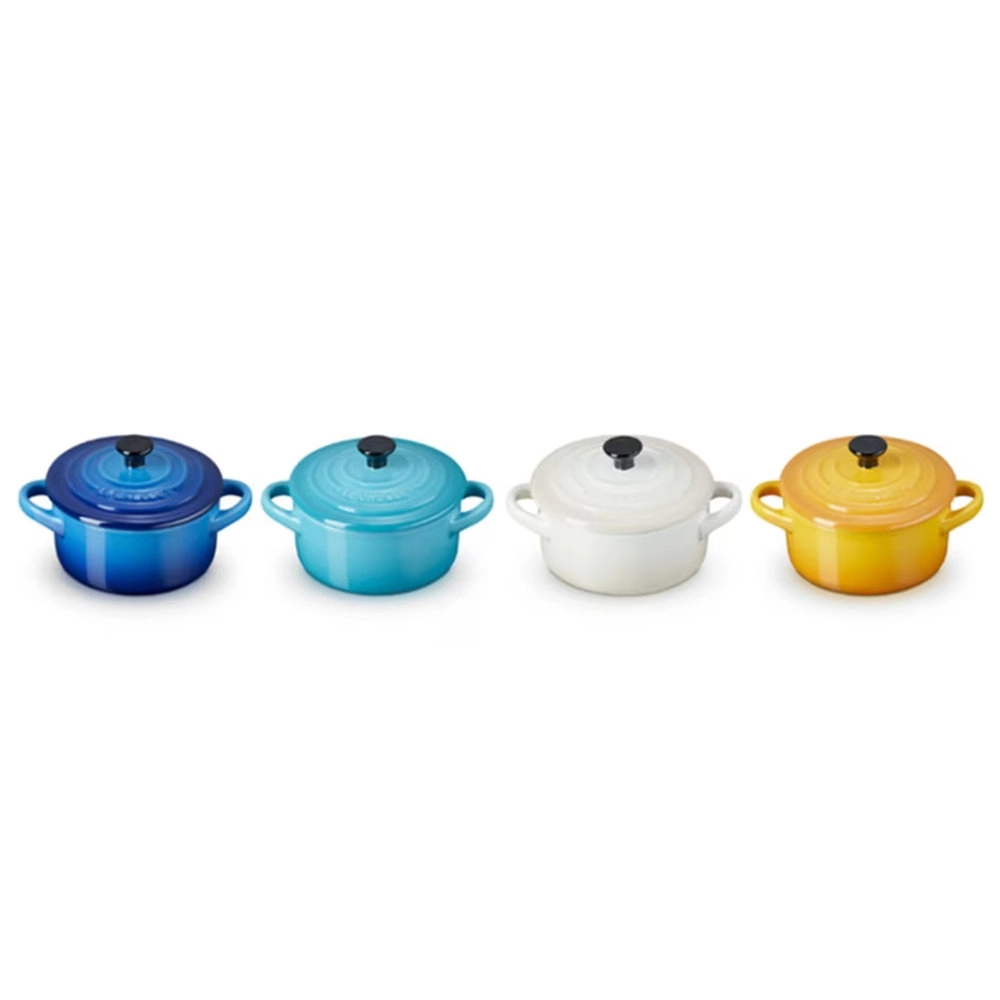 Jogo de Mini Cocottes Le Creuset Riviera 250 Ml - 4 Pecas