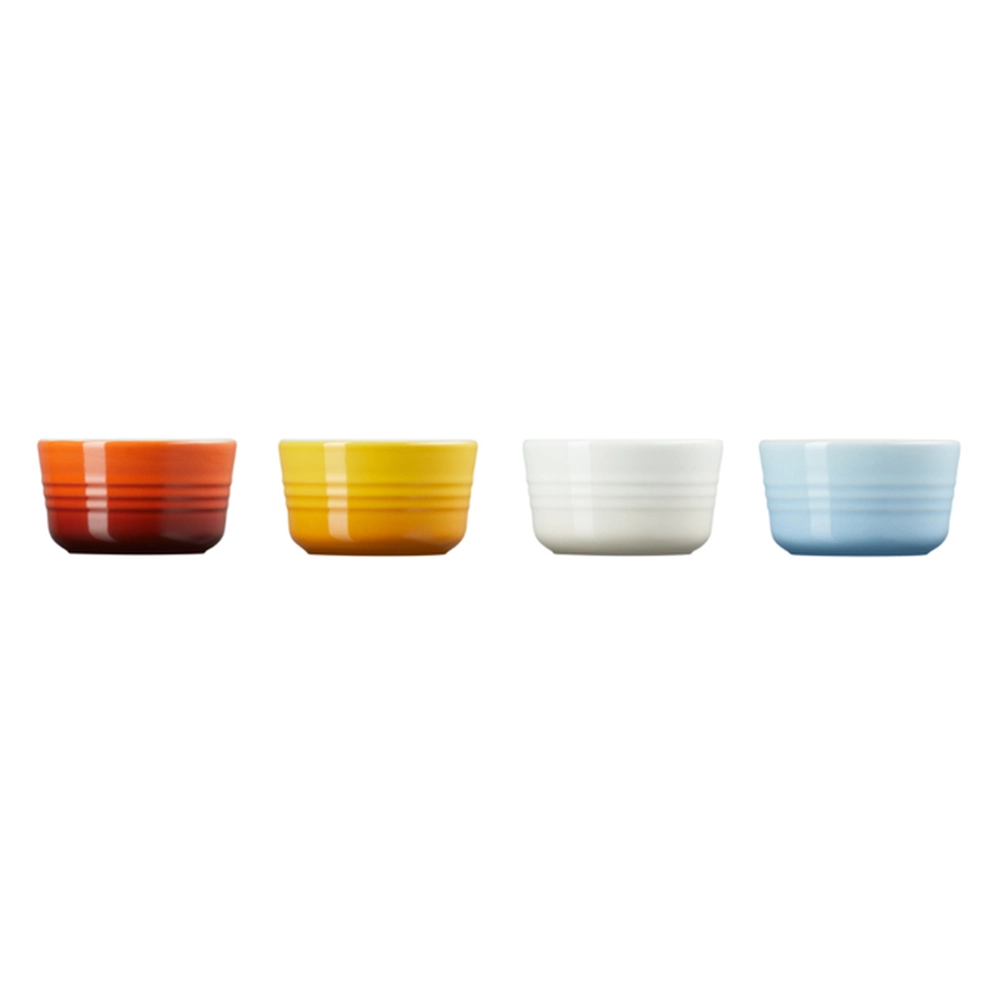 Jogo de Mini Ramekin Le Creuset Elements 100 Ml - 4 Peças
