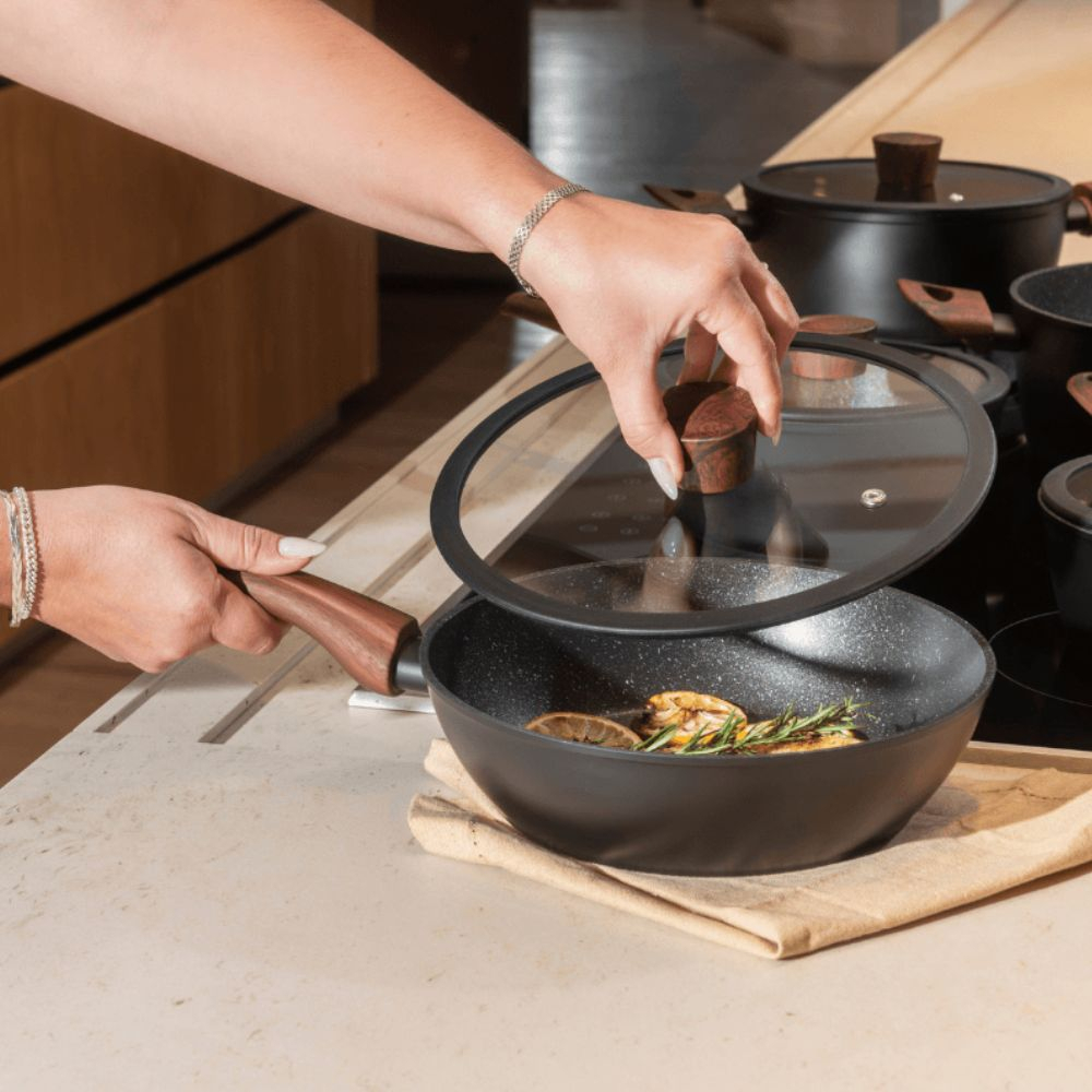 Jogo de Panelas C/ 6 Pecas Ceramic Life Sirius