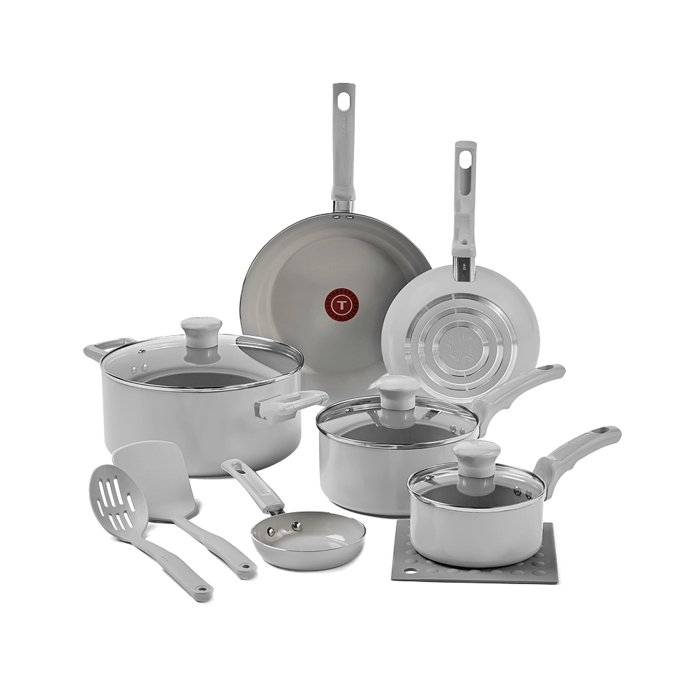 Jogo de Panelas T-fal Recycled Ceramic - 9 Peças Jogo de Panelas T-fal Recycled Ceramic - 9 Peças