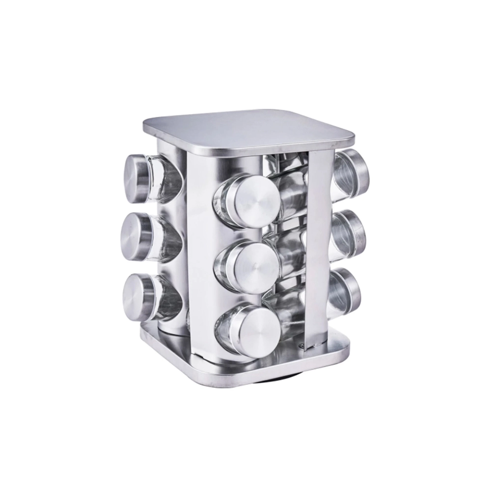 Jogo de Porta Condimentos Com Suporte Dynasty 21,7 X 15,7 X 15,7 Cm - 12 Peças