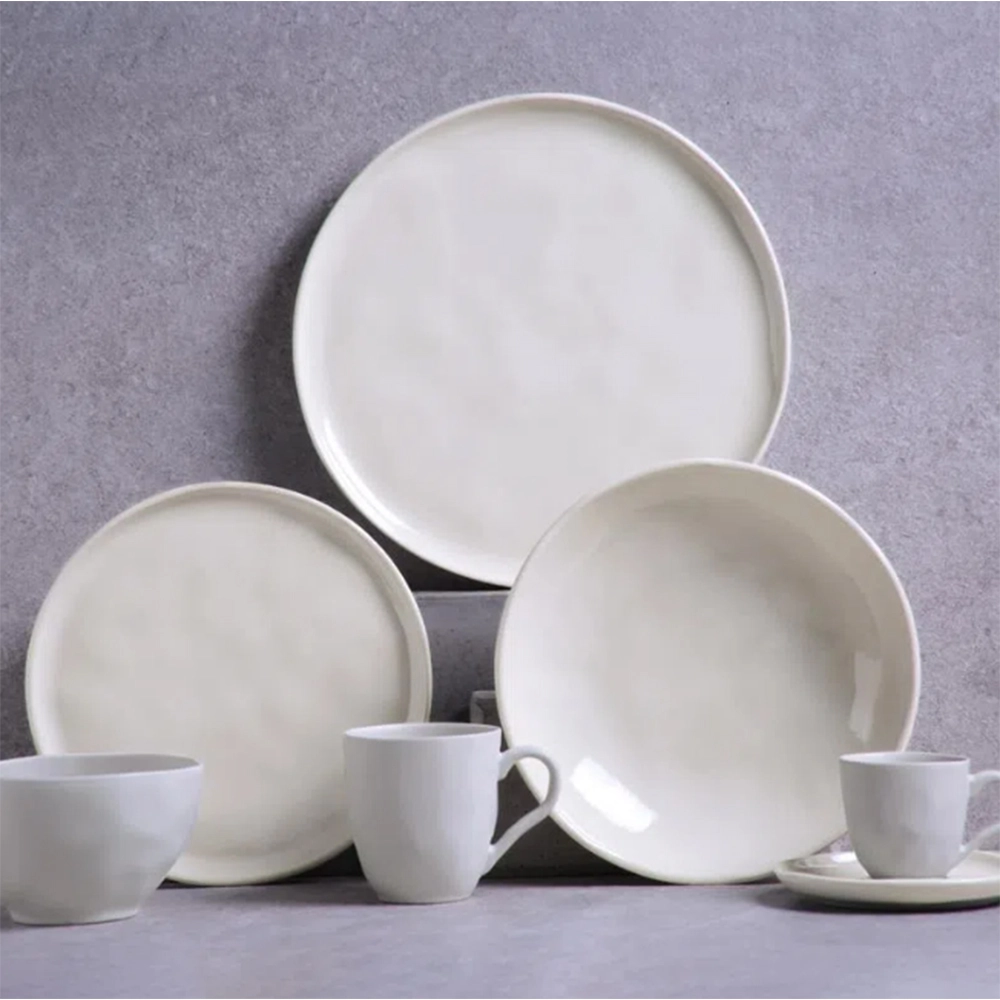 Jogo de Pratos Fundos Porto Brasil Bio Clay 22,5 Cm - 6 Peças