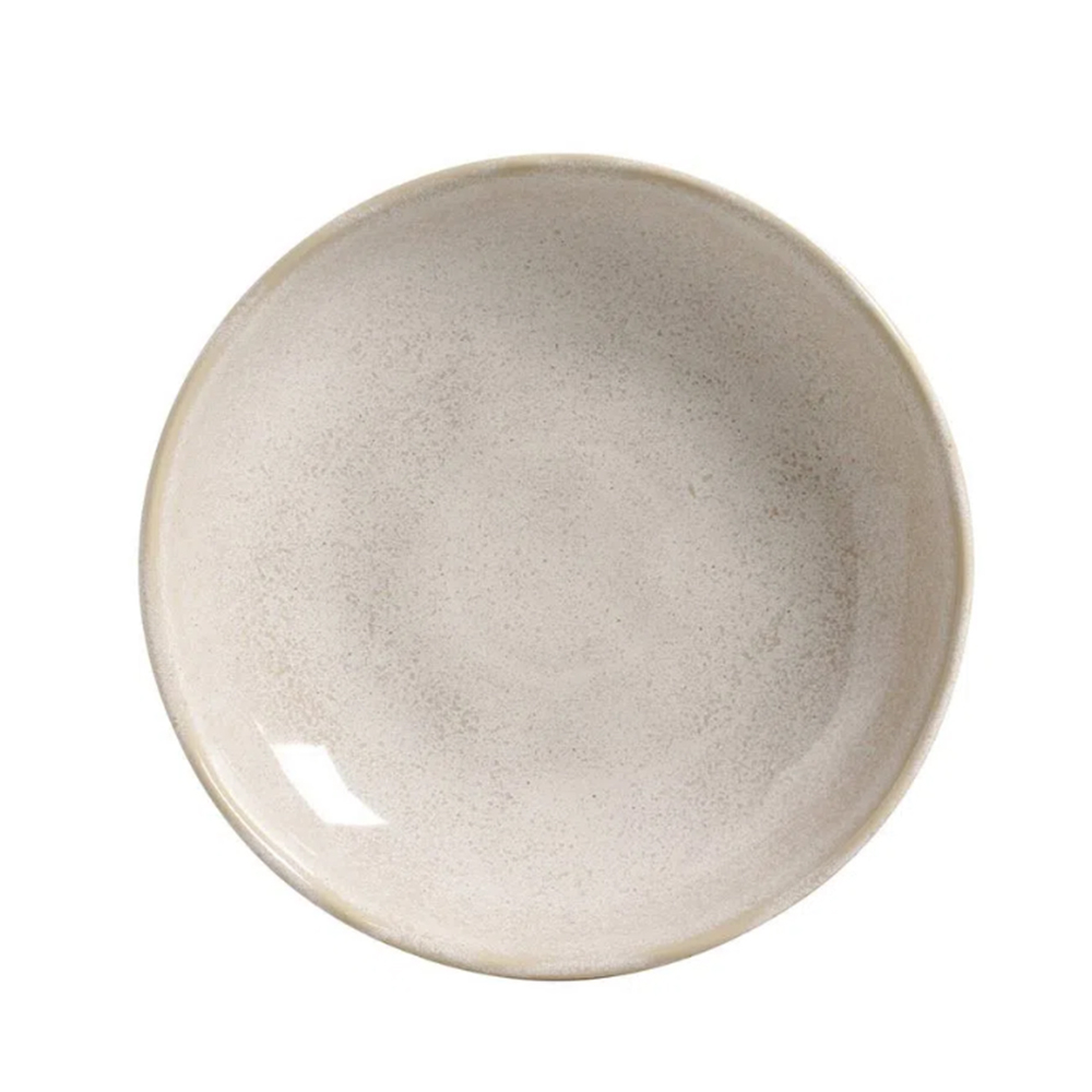 Jogo C/ 6 Pratos Fundos Porto Brasil Bio Latte 22,5 Cm
