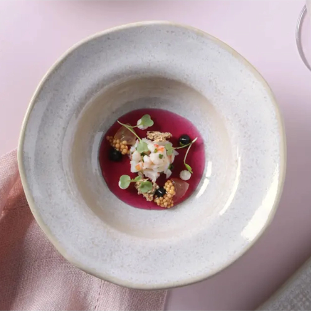 Jogo de Pratos Para Entrada / Sobremesa Porto Brasil Orgânico Latte 19 Cm - 4 Peças