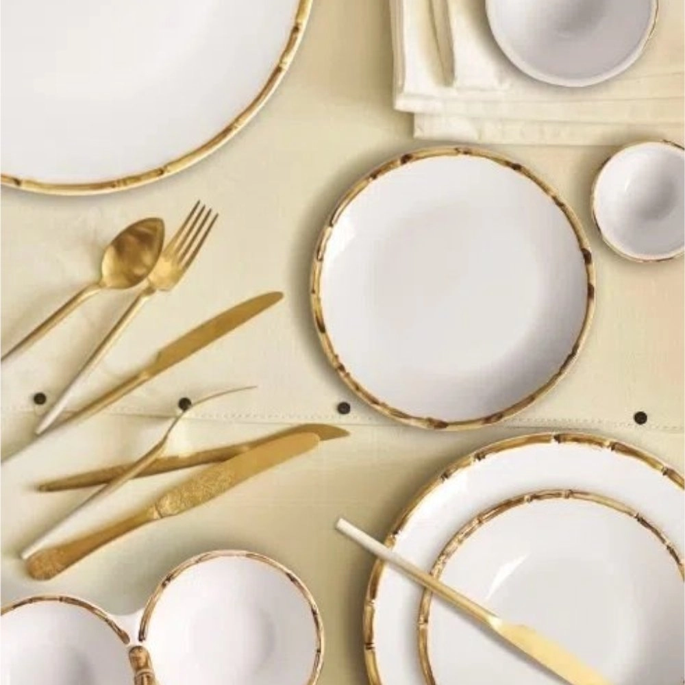 Jogo de Pratos Para Sobremesa Bambu Scalla- 6 Pecas Jogo de Pratos Para Sobremesa Bambu Scalla- 6 Pecas