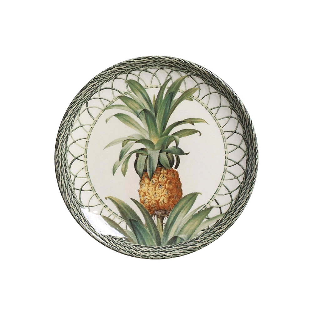 Jogo de Pratos Para Sobremesa - Pineapple Green