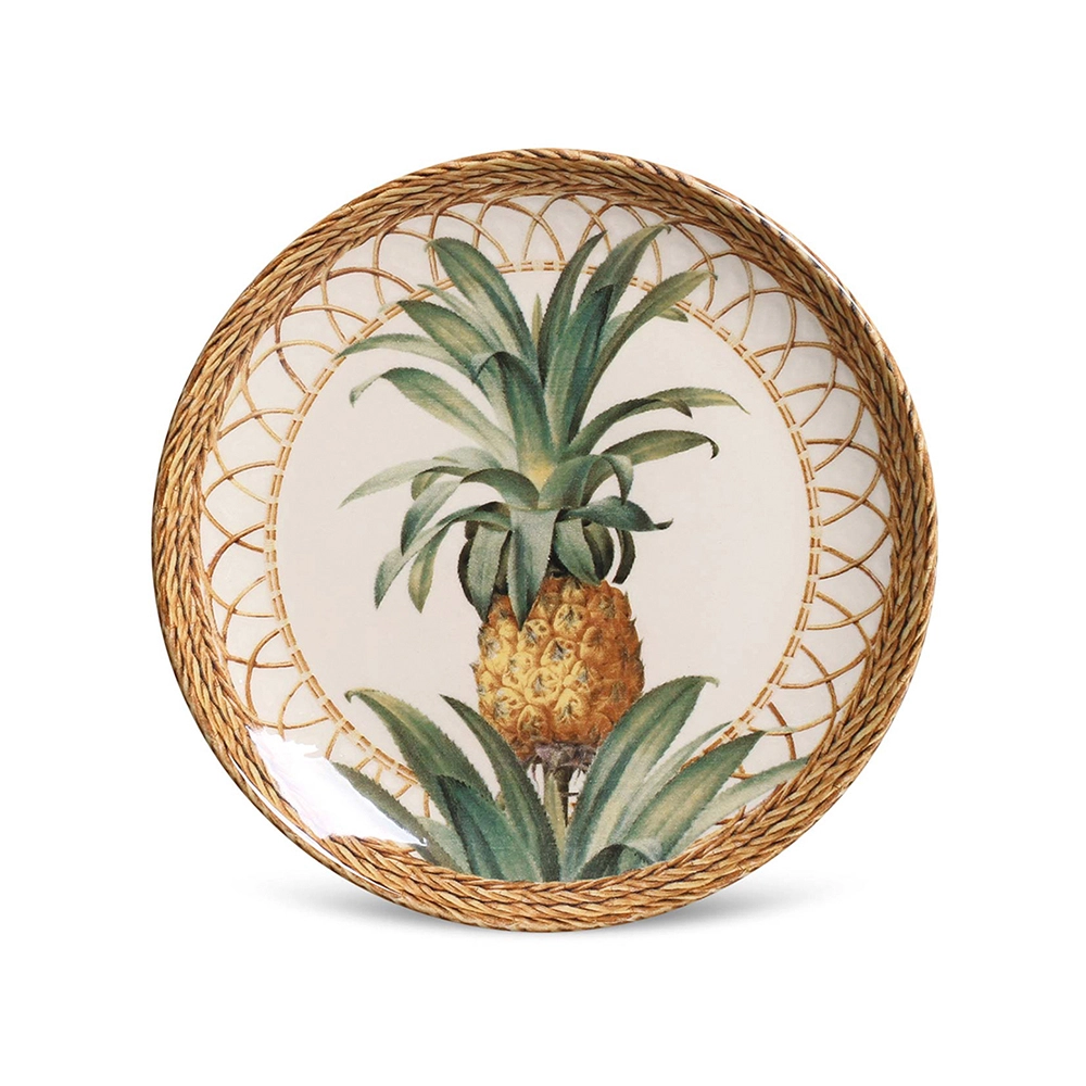 Jogo de Pratos Para Sobremesa - Pineapple Natural