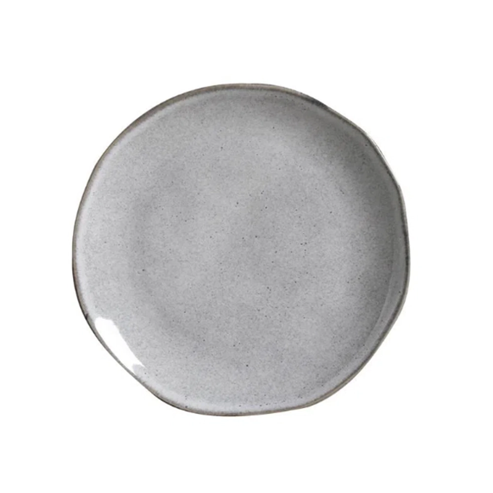 Jogo de Pratos Para Sobremesa Porto Brasil Orgânico Concreto 19,5 Cm - 6 Peças