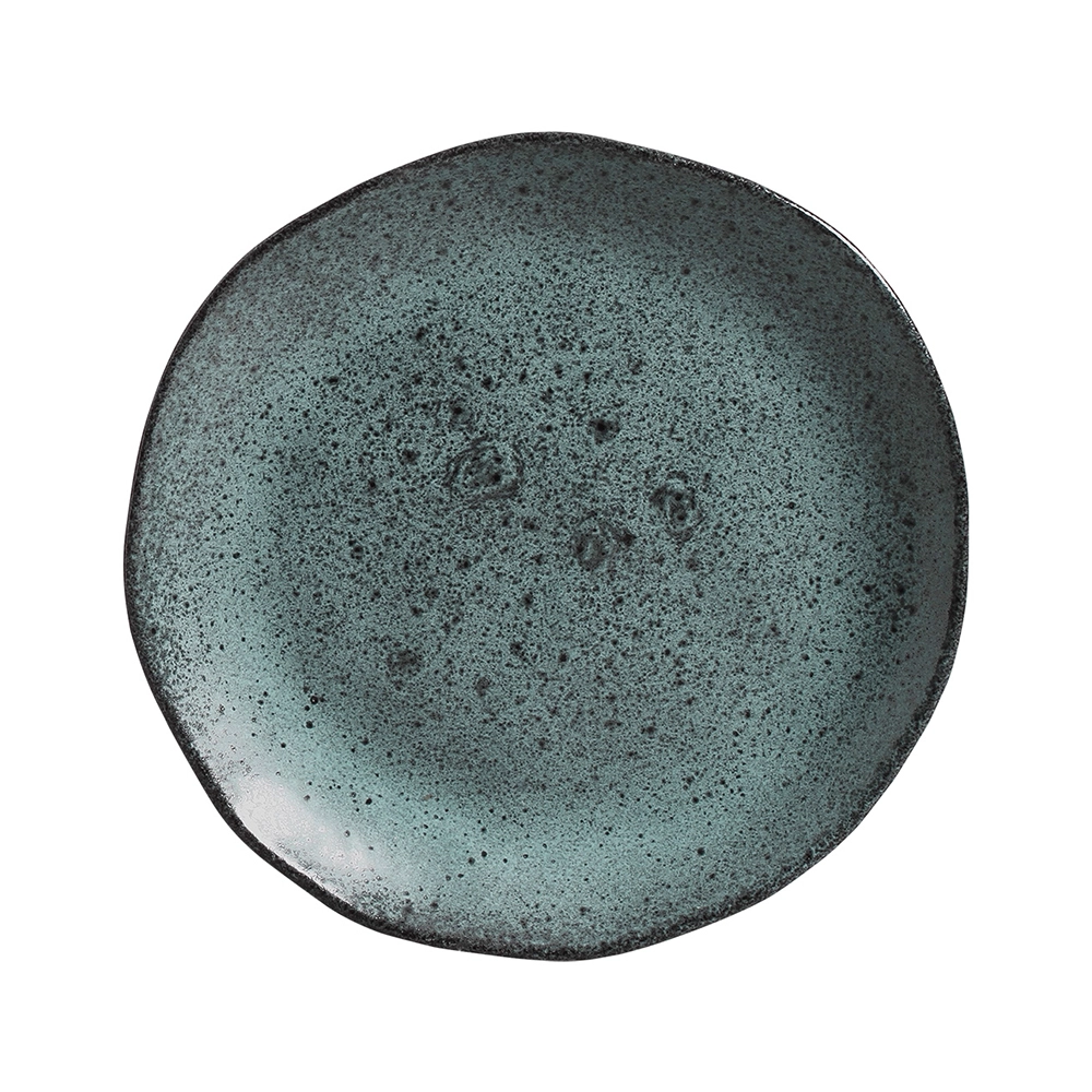 Jogo de Pratos Para Sobremesa Porto Brasil Orgânico Petroleum 19,5 Cm - 6 Peças Jogo de Pratos Para Sobremesa Porto Brasil Orgânico Petroleum 19,5 Cm - 6 Peças