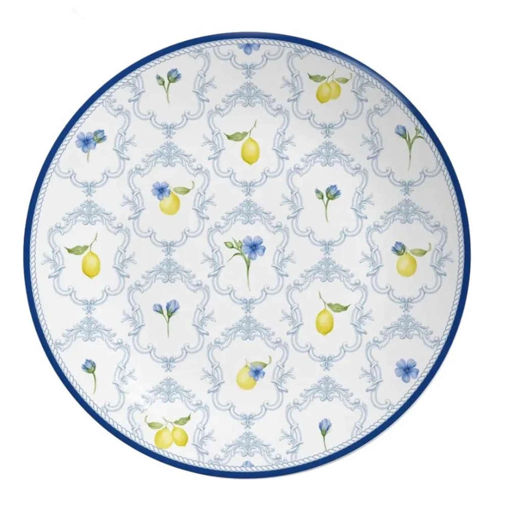 Jogo de Pratos Rasos Coup Sicilia Ceramica Alleanza Jogo de Pratos Rasos Coup Sicilia Ceramica Alleanza