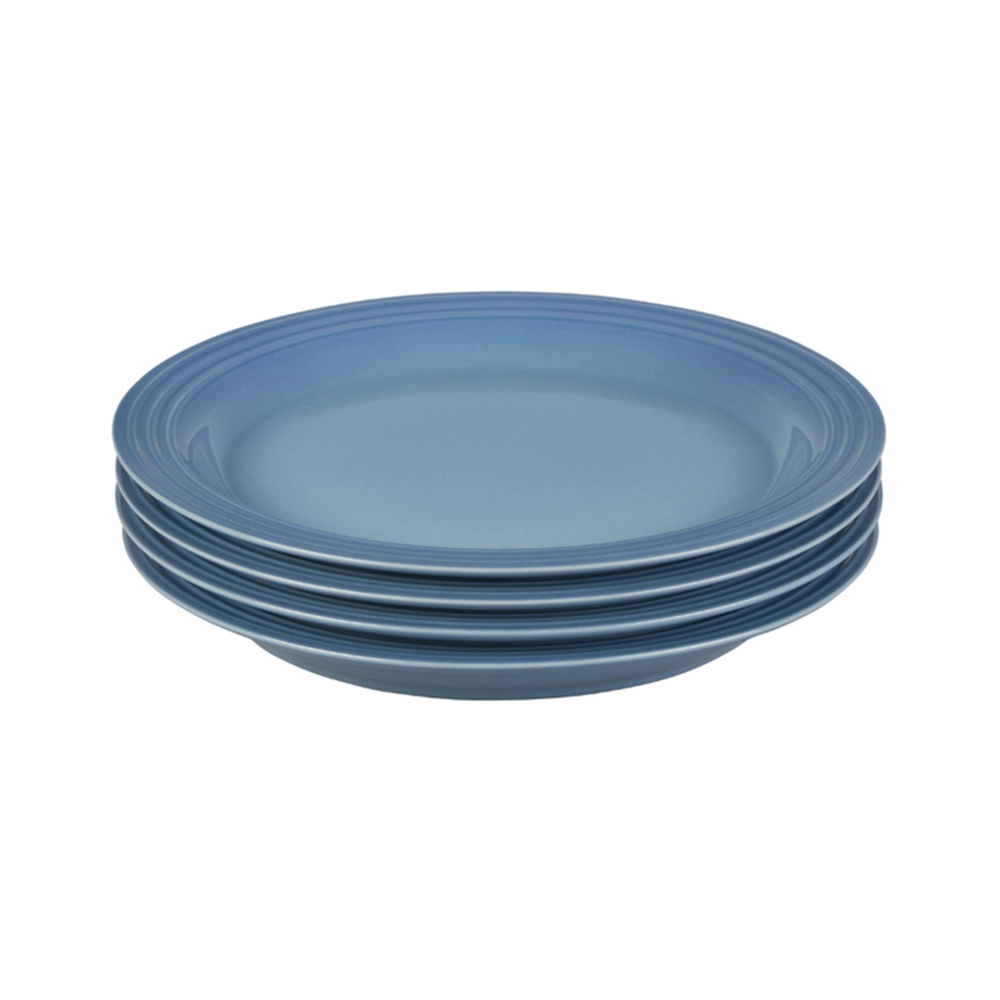Jogo de Pratos Rasos Le Creuset 22 Cm - 4 Peças Jogo de Pratos Rasos Le Creuset 22 Cm - 4 Peças