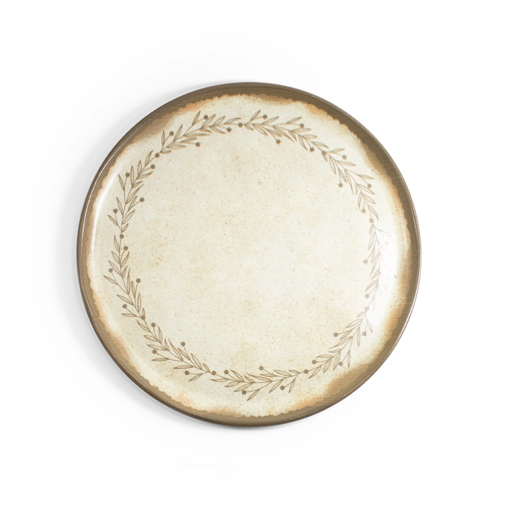 Jogo de Pratos Rasos Porto Brasil Bio Nativa 27,5 Cm - 6 Peças