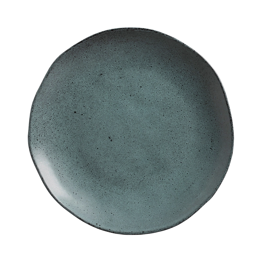 Jogo de Pratos Rasos Porto Brasil Orgânico Petroleum 26,5 Cm - 6 Peças