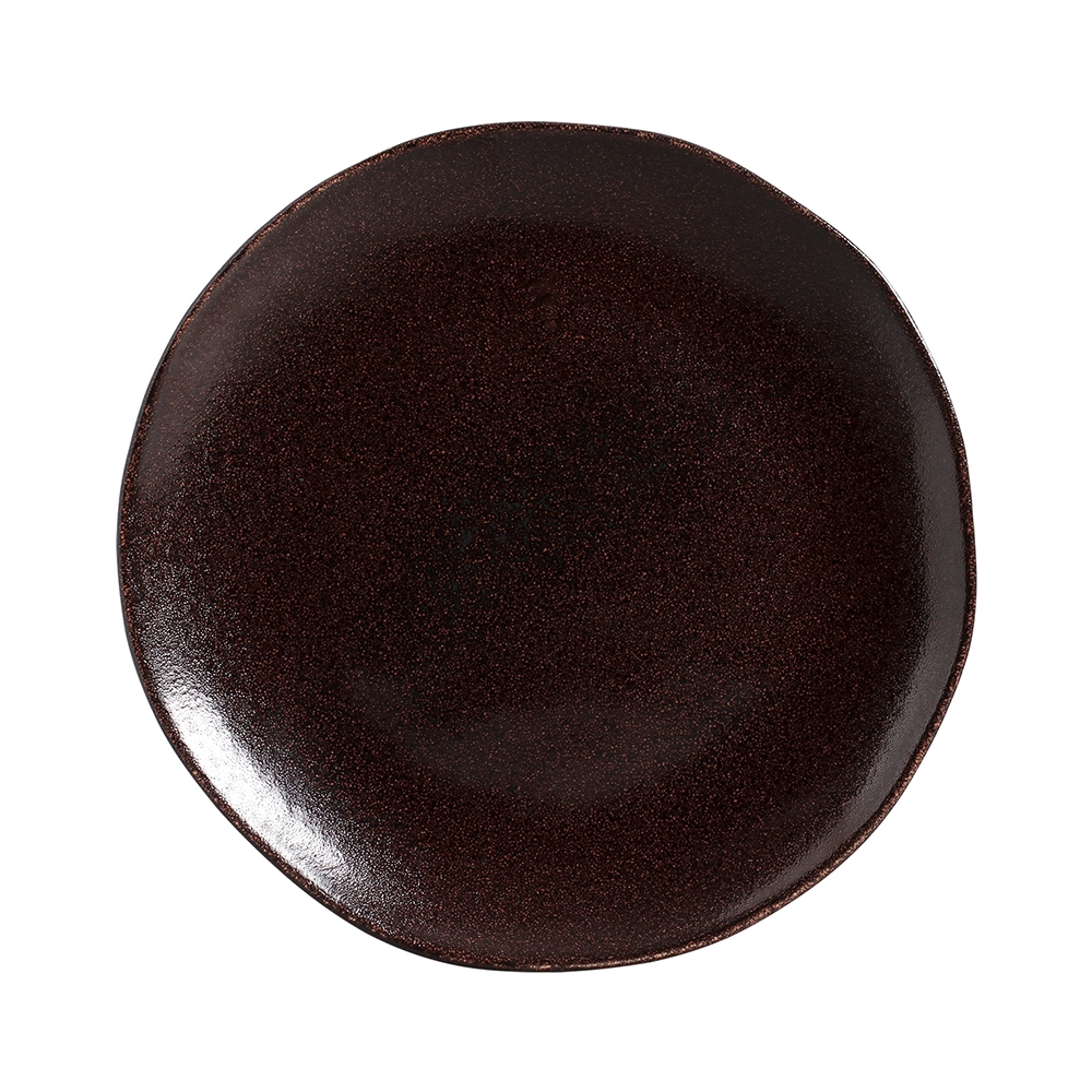 Jogo de Pratos Rasos Porto Brasil Orgânico Volcano 26,5 Cm - 6 Peças Jogo de Pratos Rasos Porto Brasil Orgânico Volcano 26,5 Cm - 6 Peças