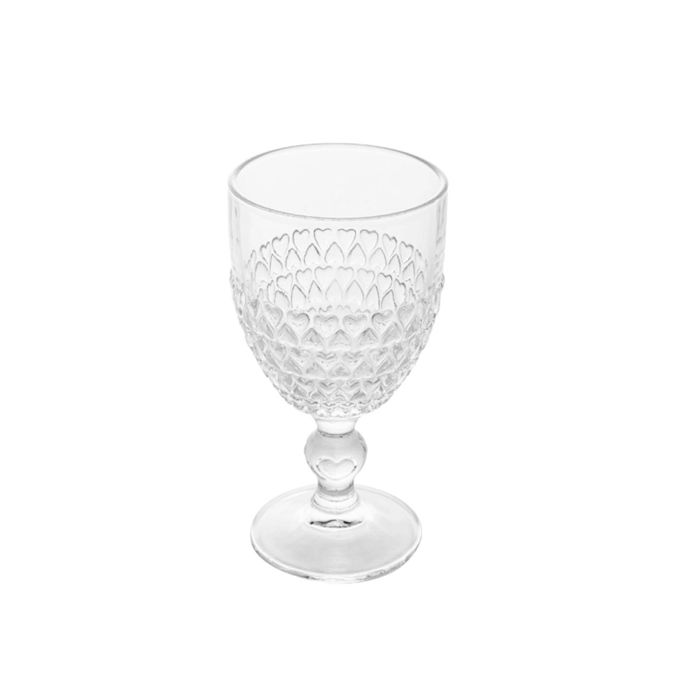 Jogo de Taças Para Água Lyor Coração 330 Ml - 6 Peças Jogo de Taças Para Água Lyor Coração 330 Ml - 6 Peças