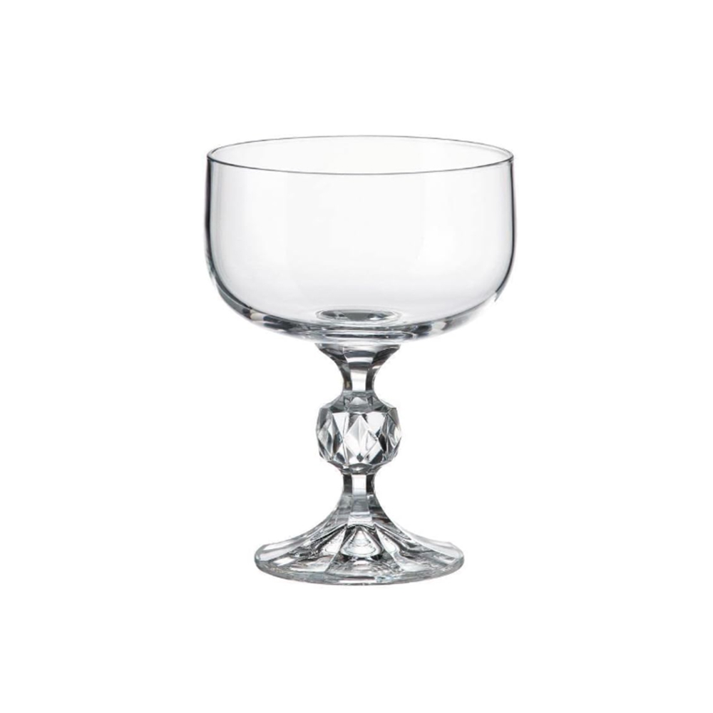 Jogo de Taças Para Sobremesa Com Pé Bohemia Klaudie 200 Ml - 6 Peças Jogo de Taças Para Sobremesa Com Pé Bohemia Klaudie 200 Ml - 6 Peças