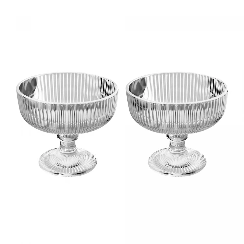 Jogo de Taças Para Sobremesa Wolff Lines 320 Ml - 2 Peças