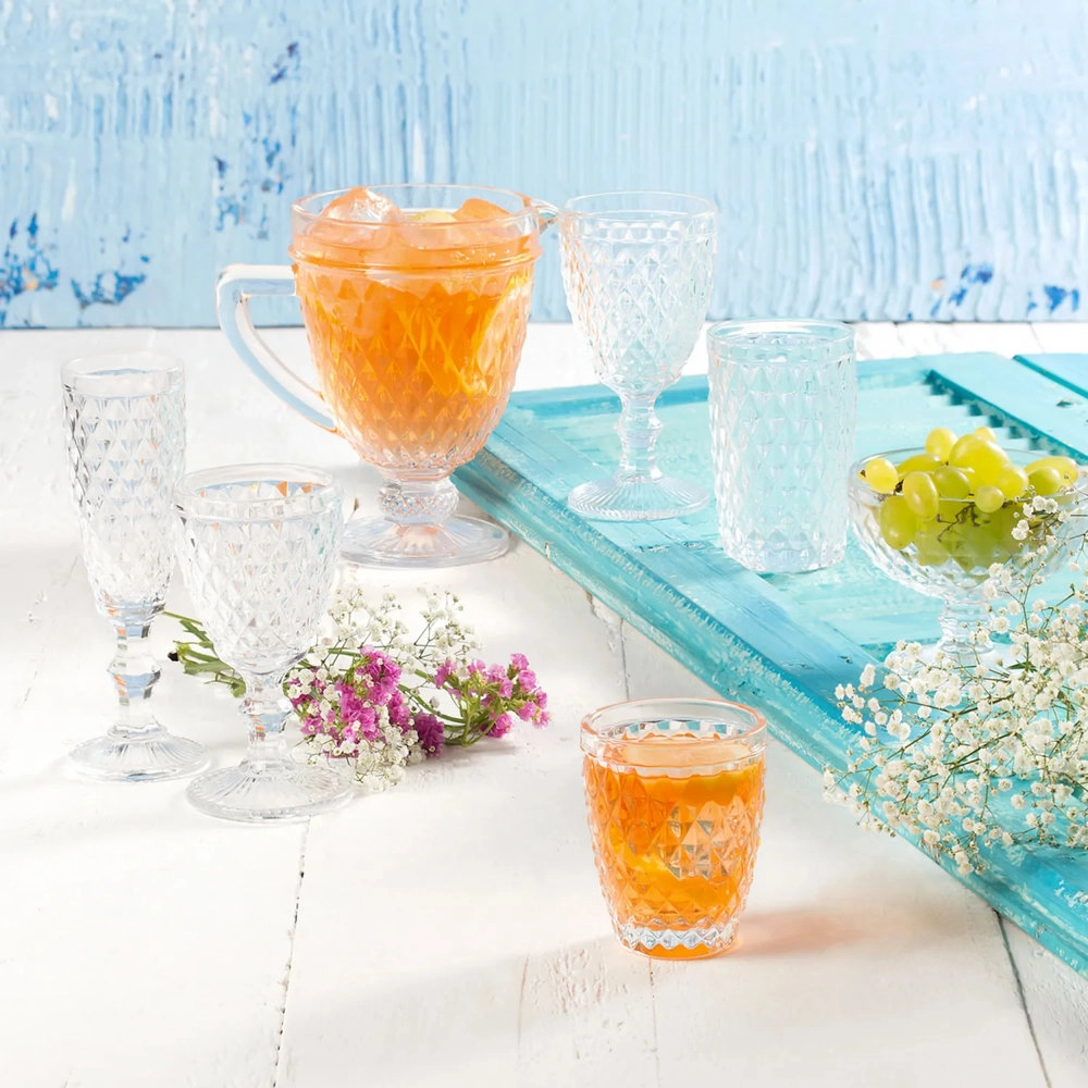 Jogo de Tacas Para Agua Bon Gourmet Bico de Jaca Clear 255 Ml - 6 Pecas Jogo de Tacas Para Agua Bon Gourmet Bico de Jaca Clear 255 Ml - 6 Pecas