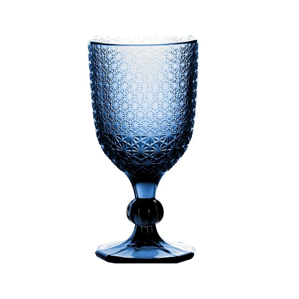 Jogo de Tacas Para Agua Hub.me Com Detalhe Texturizado Azul 310 Ml - 4 Pecas Jogo de Tacas Para Agua Hub.me Com Detalhe Texturizado Azul 310 Ml - 4 Pecas