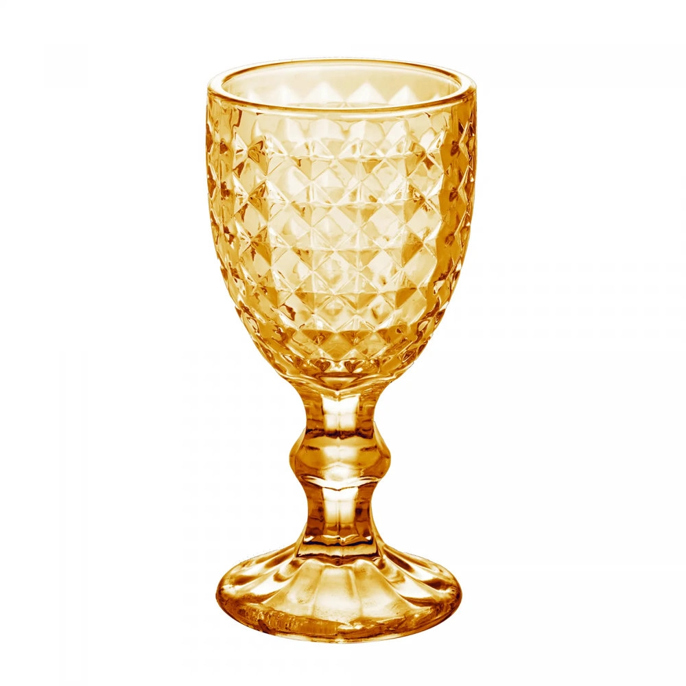 Tacas Para Agua Lyor Bico de Abacaxi Ambar Metalizado 260 Ml - 6 Pecas Tacas Para Agua Lyor Bico de Abacaxi Ambar Metalizado 260 Ml - 6 Pecas