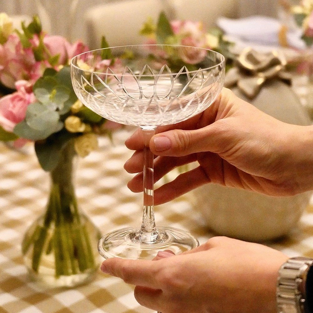 Jogo de Tacas Para Coquetel Maria Antonieta Strauss Club Lapidacao 160