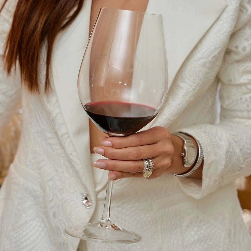 Jogo de Tacas Para Vinho Bordeaux Grand Cru Iii Strauss Sommelier Lisa