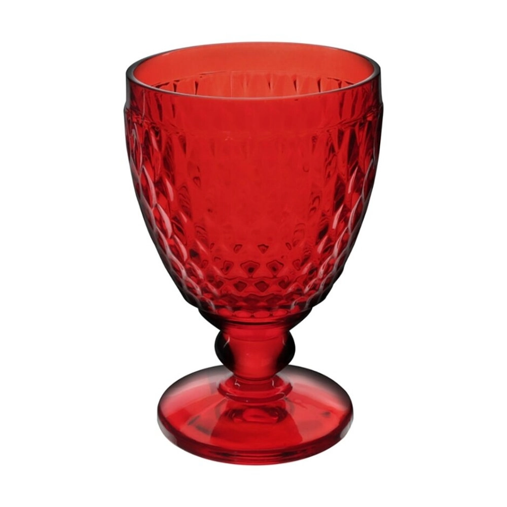 Jogo de Tacas Para Vinho Dynasty Diamond Vermelha 250 Ml - 6 Pecas