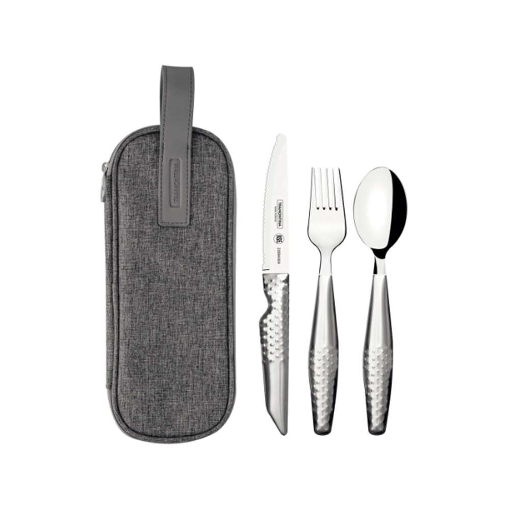 Jogo de Talheres Assistivos Tramontina Forall - 4 Peças