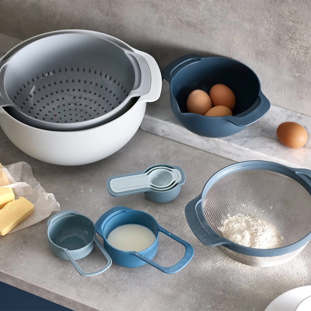 Jogo de Tigelas Para Preparo Joseph Joseph Nest - 9 Peças