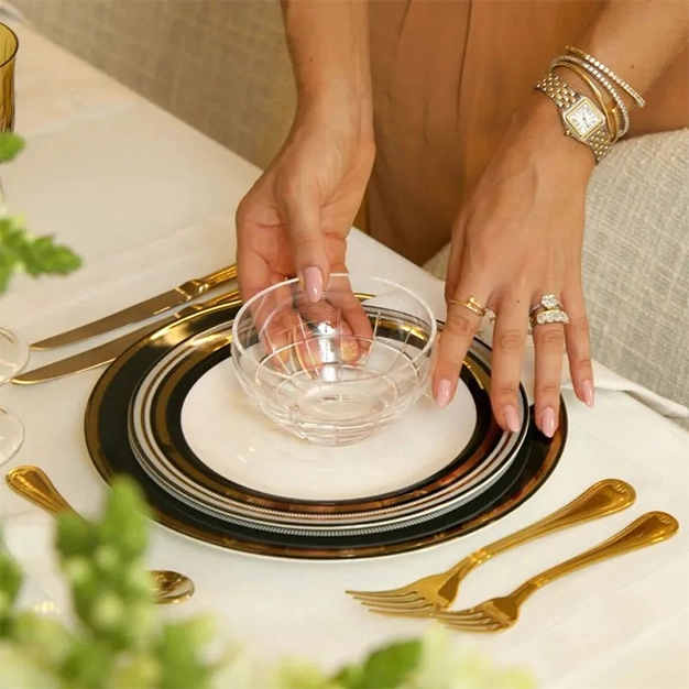 Jogo de Tigelas Strauss 300 Lapidação 170 350 Ml - 2 Peças