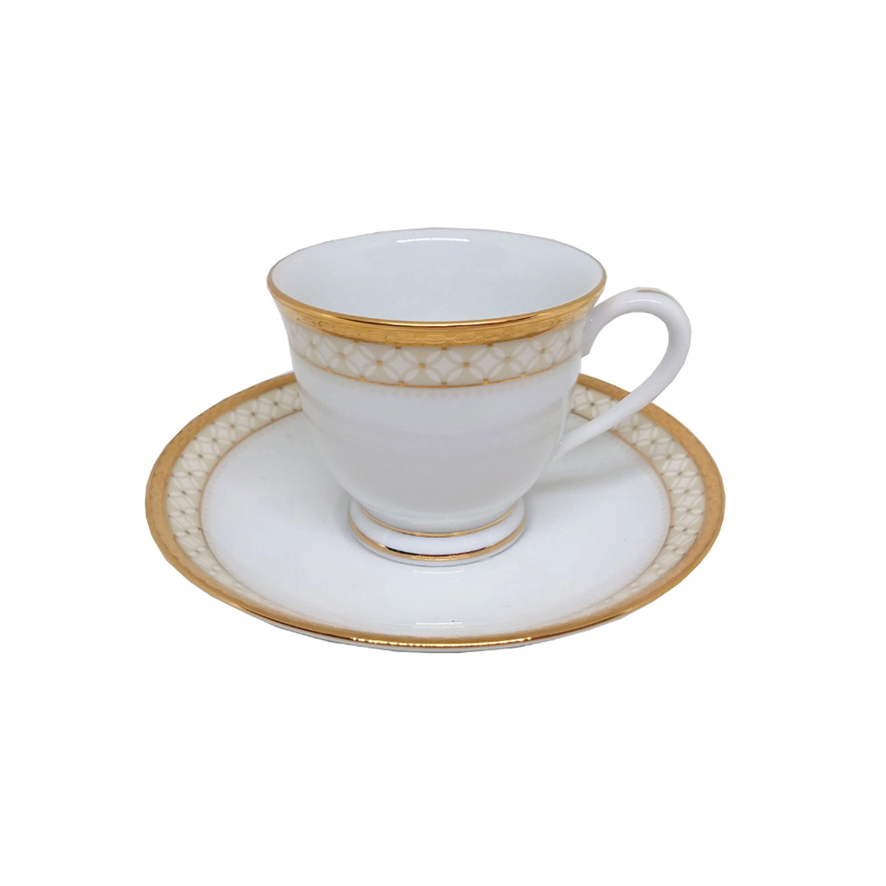 Jogo de Xícaras Para Café Com Pires Noritake Rochester - 6 Peças