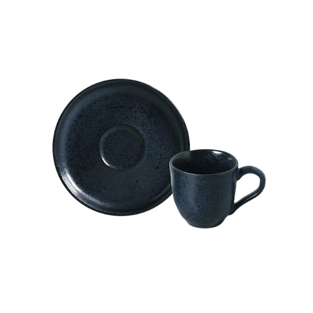 Jogo de Xícaras Para Café Com Pires Porto Brasil Bio Night Blue 120 Ml - 6 Peças