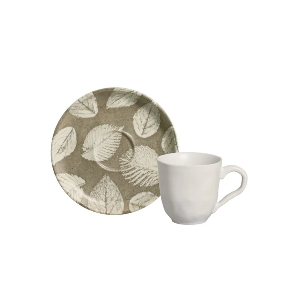 Jogo de Xícaras Para Café Com Pires Porto Brasil Bio Seiva 120 Ml - 6 Peças Jogo de Xícaras Para Café Com Pires Porto Brasil Bio Seiva 120 Ml - 6 Peças
