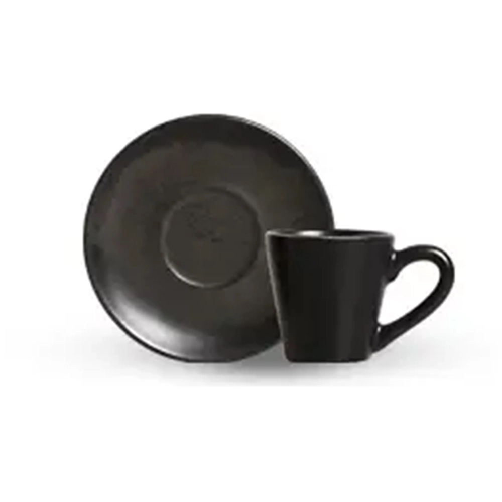 Jogo de Xícaras Para Café Com Pires Scalla Stone - 6 Peças