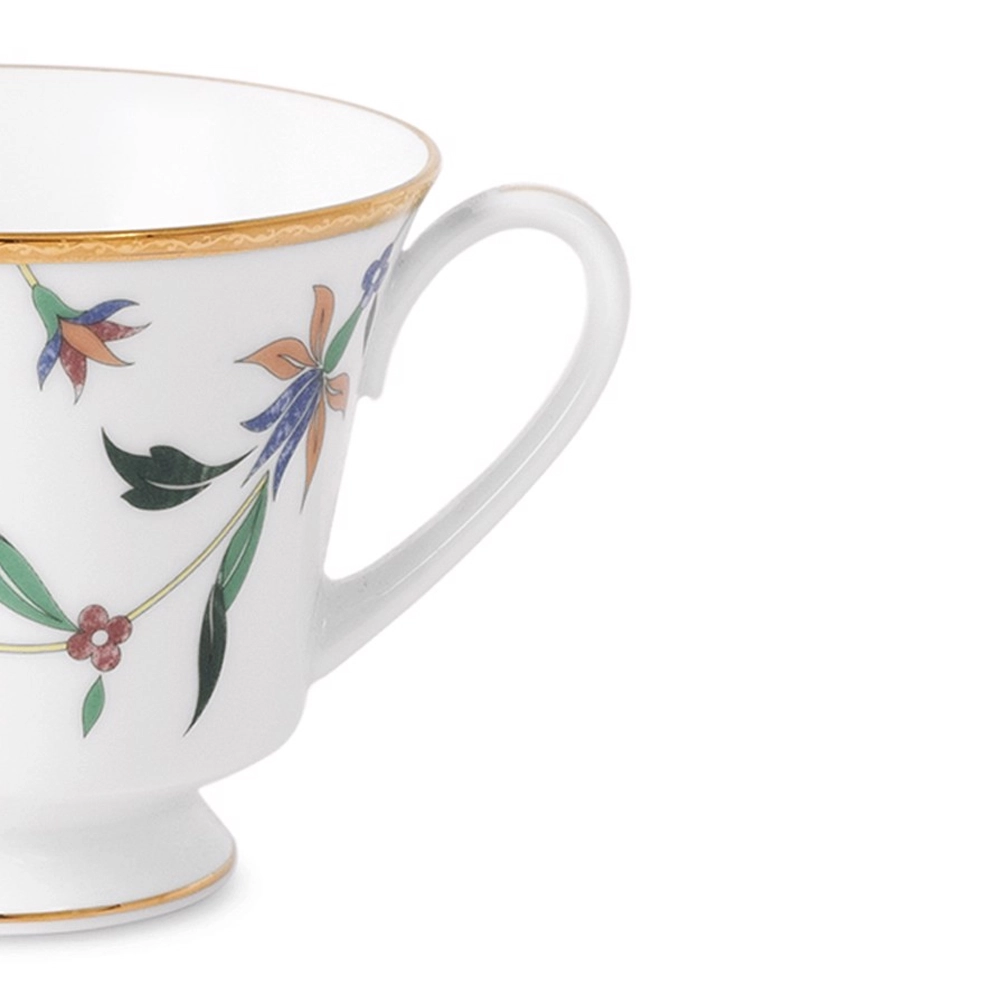 Jogo de Xícaras Para Chá Com Pires Noritake Bountiful Garden - 6 Peças Jogo de Xícaras Para Chá Com Pires Noritake Bountiful Garden - 6 Peças