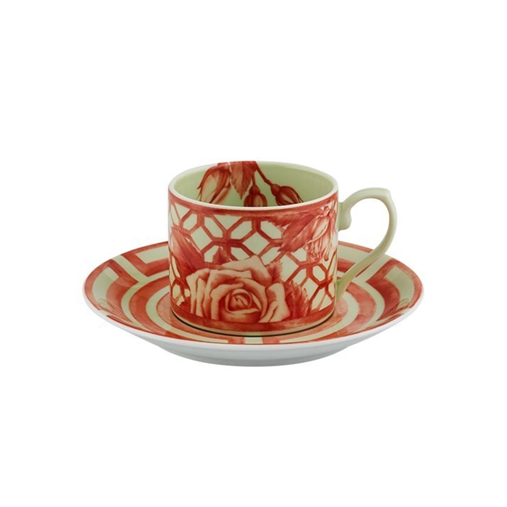 Jogo de Xícaras Para Chá Com Pires Vista Alegre The Meaning 200 Ml - 4 Peças Jogo de Xícaras Para Chá Com Pires Vista Alegre The Meaning 200 Ml - 4 Peças