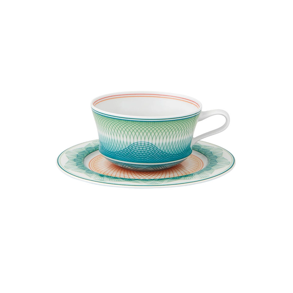 Jogo de Xícaras Para Chá Com Pires Vista Alegre Treasures - 4 Peças