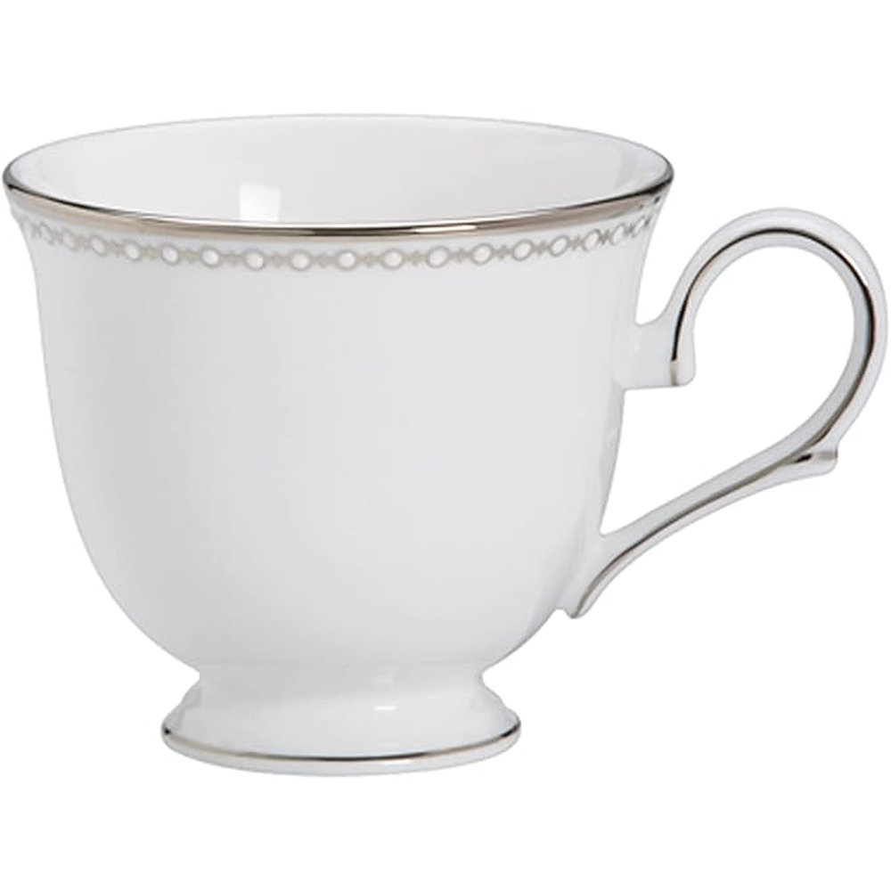 Jogo de Xicaras Para Cafe Com Pires Lenox Empire Pearl Platinum 89 Ml - 6 Pecas Jogo de Xicaras Para Cafe Com Pires Lenox Empire Pearl Platinum 89 Ml - 6 Pecas