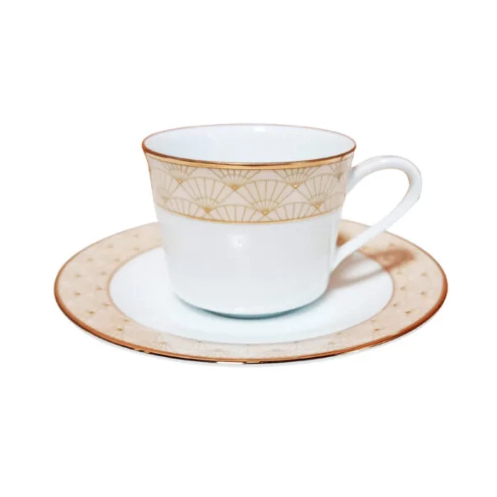 Jogo de Xícaras Para Café Com Pires Noritake Eternal Palace - 6 Peças Jogo de Xícaras Para Café Com Pires Noritake Eternal Palace - 6 Peças