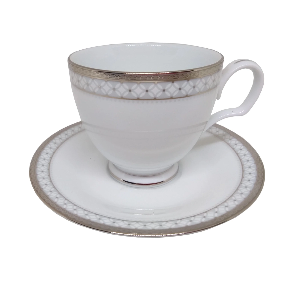 Jogo de Xícaras Para Café Com Pires Noritake Rochester - 6 Peças