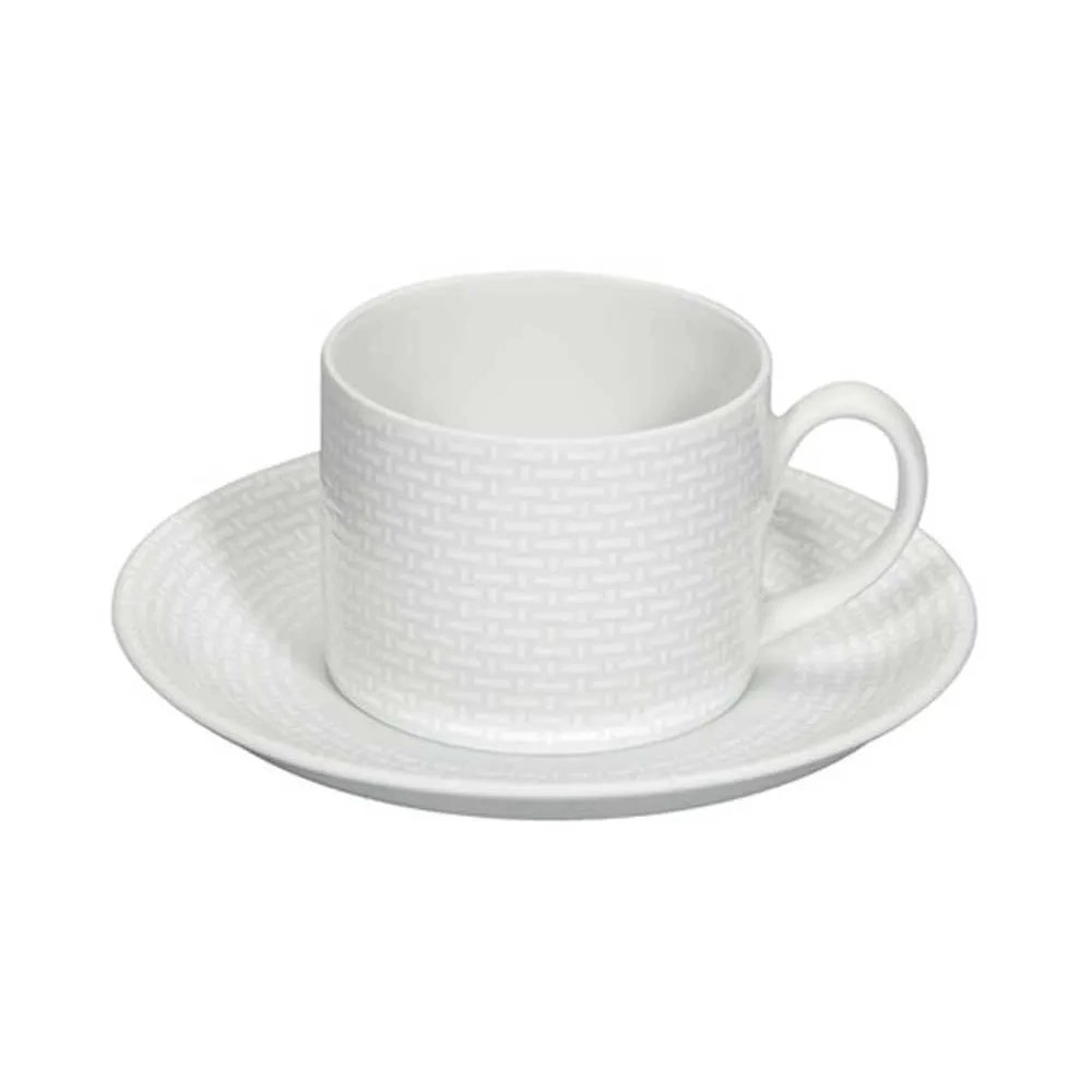 Jogo de Xicaras Para Cha Com Pires Vista Alegre Cesta 199 Ml 4 Pecas Jogo de Xicaras Para Cha Com Pires Vista Alegre Cesta 199 Ml 4 Pecas